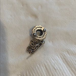 PANDORA “Forever friends” butterfly Charm